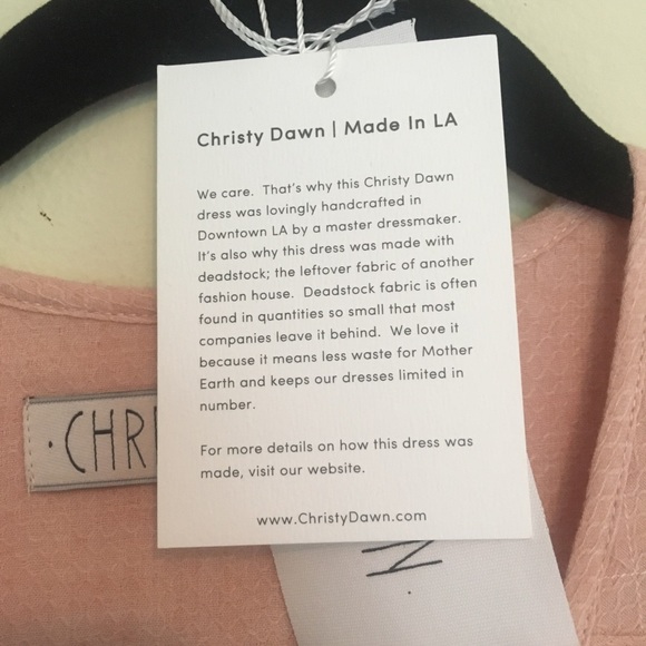 SOLD NWT Christy Dawn Dress Pink Salmon One Size - Picture 7 of 7